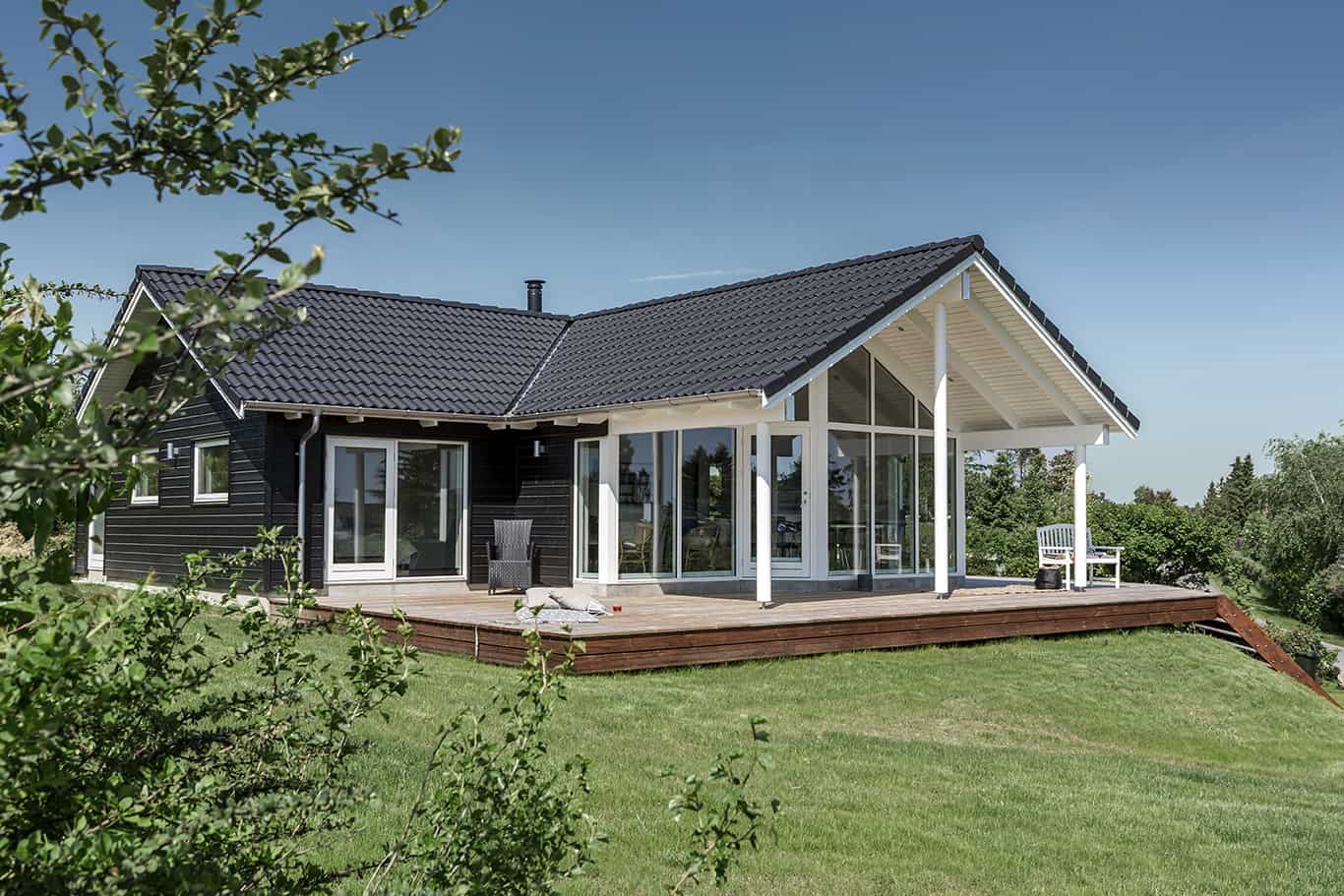 Classic sommerhus fra Skanlux. Klassisk sommerhus