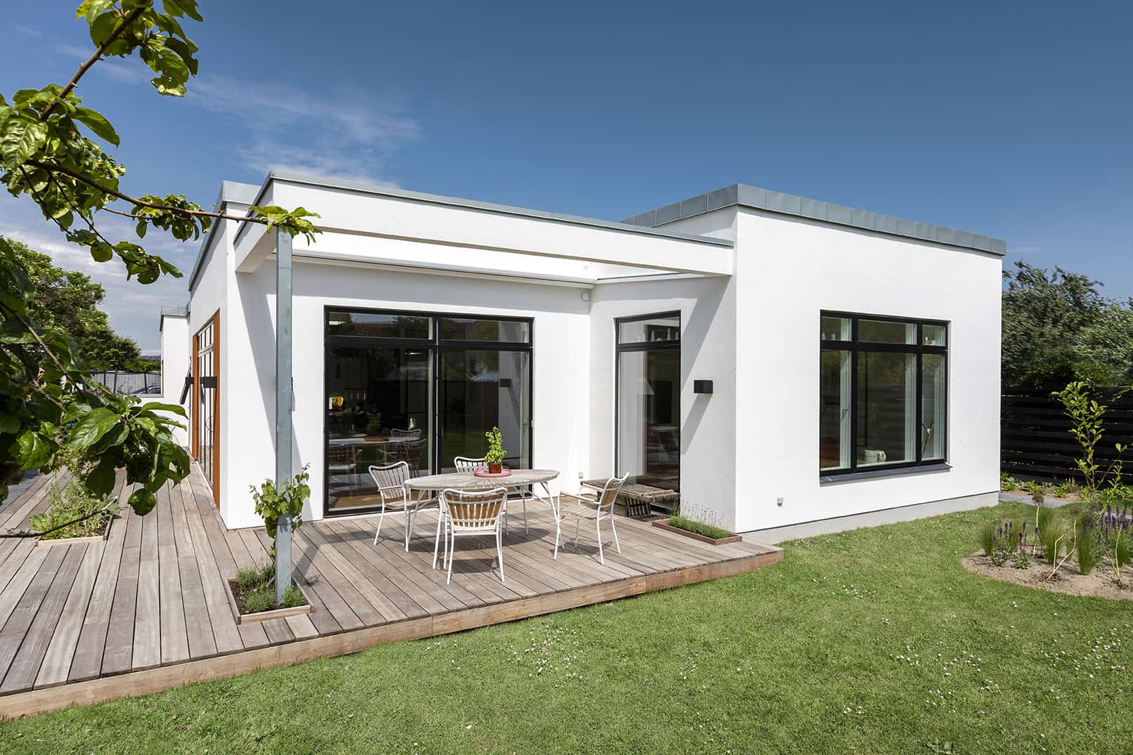 Skanlux Funkis hus. Arkitekttegnet luksushus