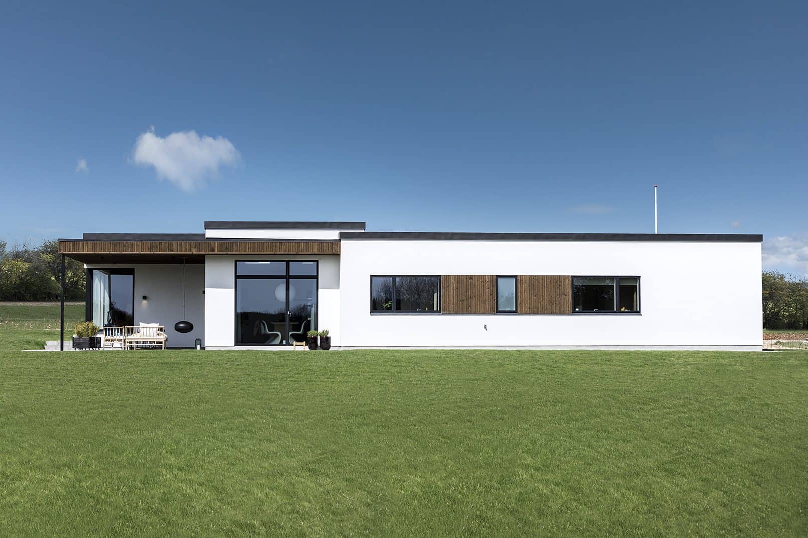 Skanlux Funkis hus. Arkitekttegnet luksushus