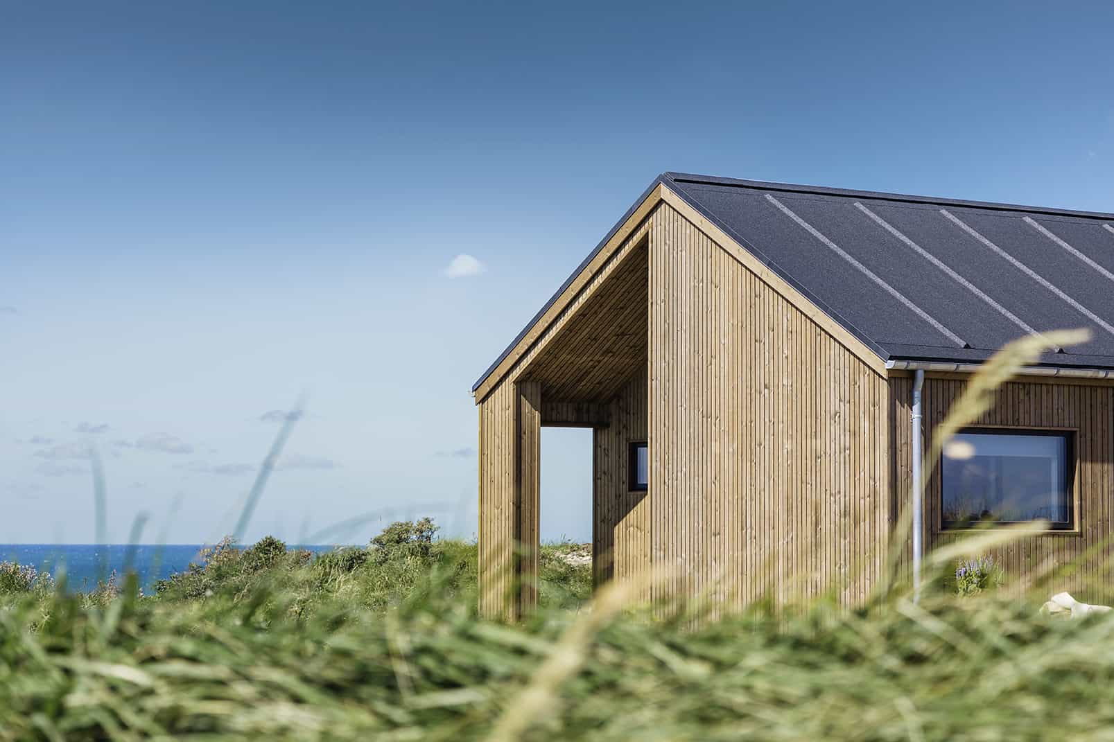 Skanlux Trend sommerhus fyldt. Arkitekttegnet sommerhus