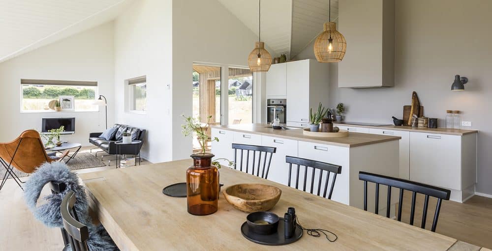 Køkken/alrum i Skanlux Trend sommerhus.