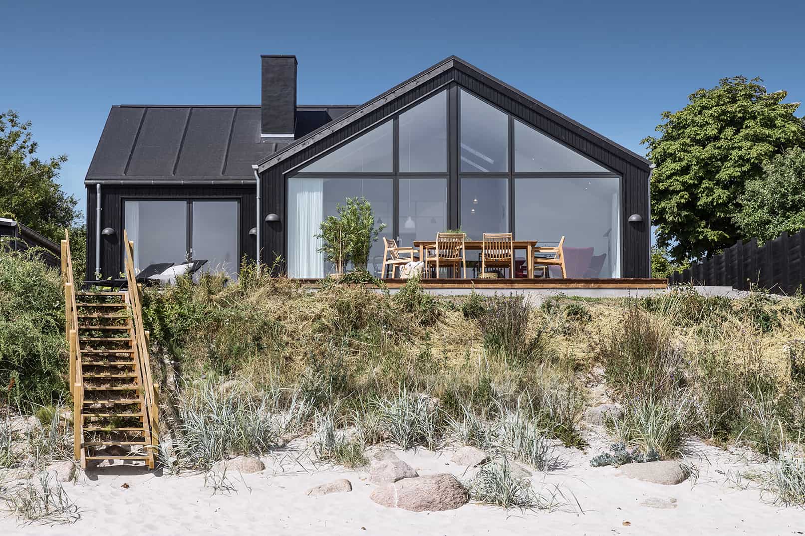 Kig indenfor i familien Gyllings Trend-sommerhus