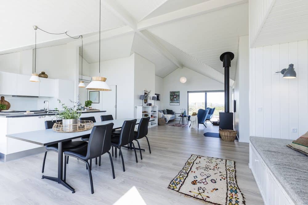 Skanlux Trend sommerhus fyldt. Arkitekttegnet sommerhus