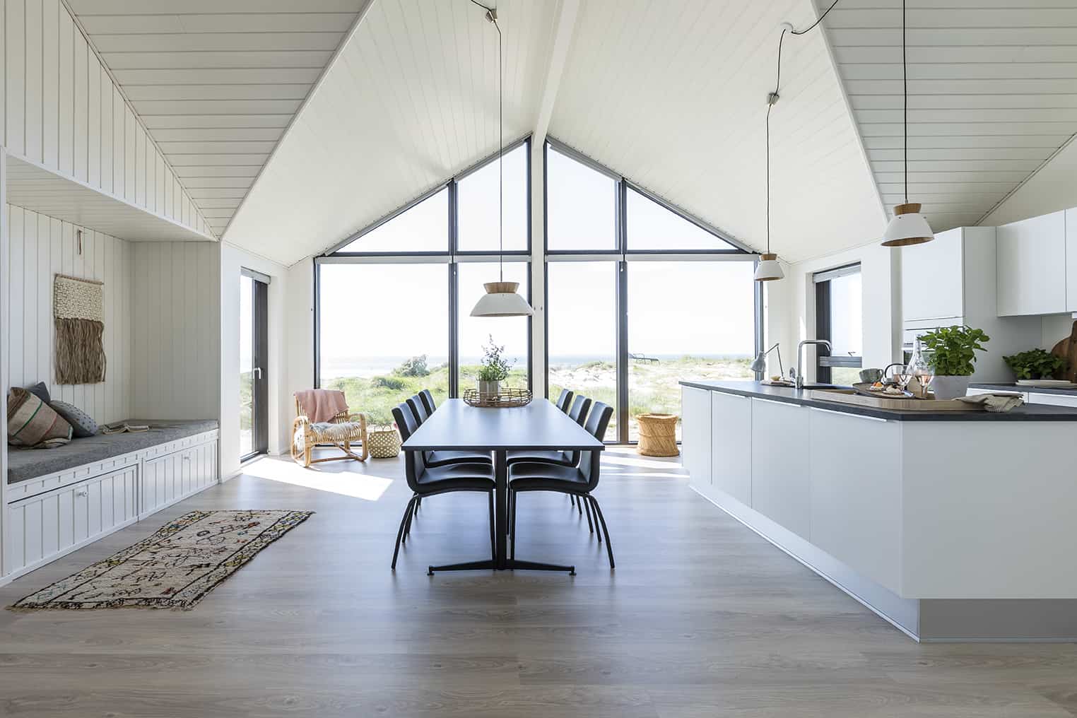 Køkken/alrum i Skanlux Trend sommerhus.