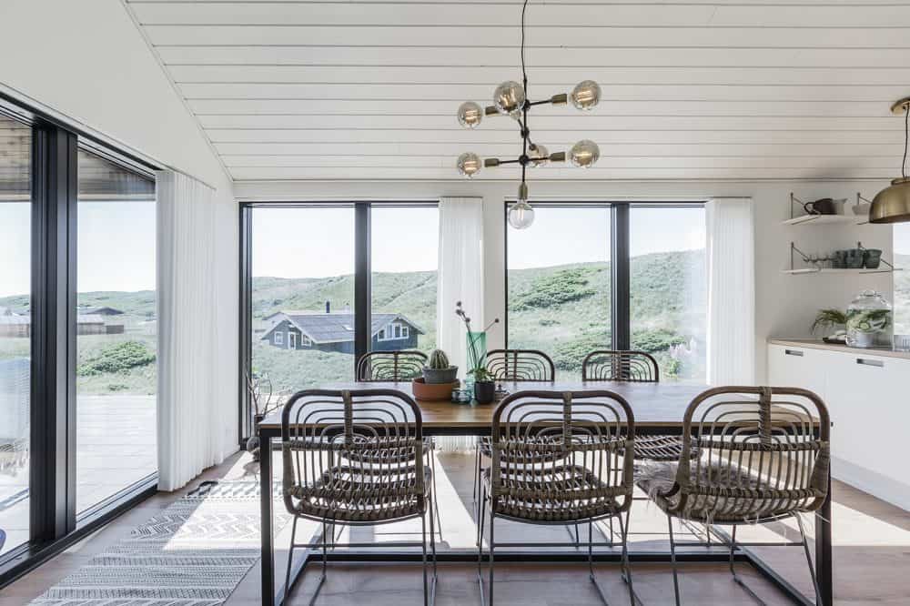 Køkken/alrum i Skanlux Trend sommerhus.