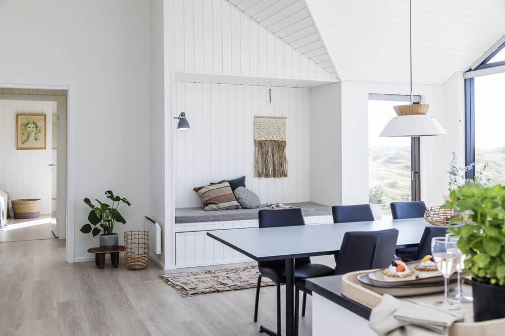 Skanlux Trend sommerhus fyldt. Arkitekttegnet sommerhus