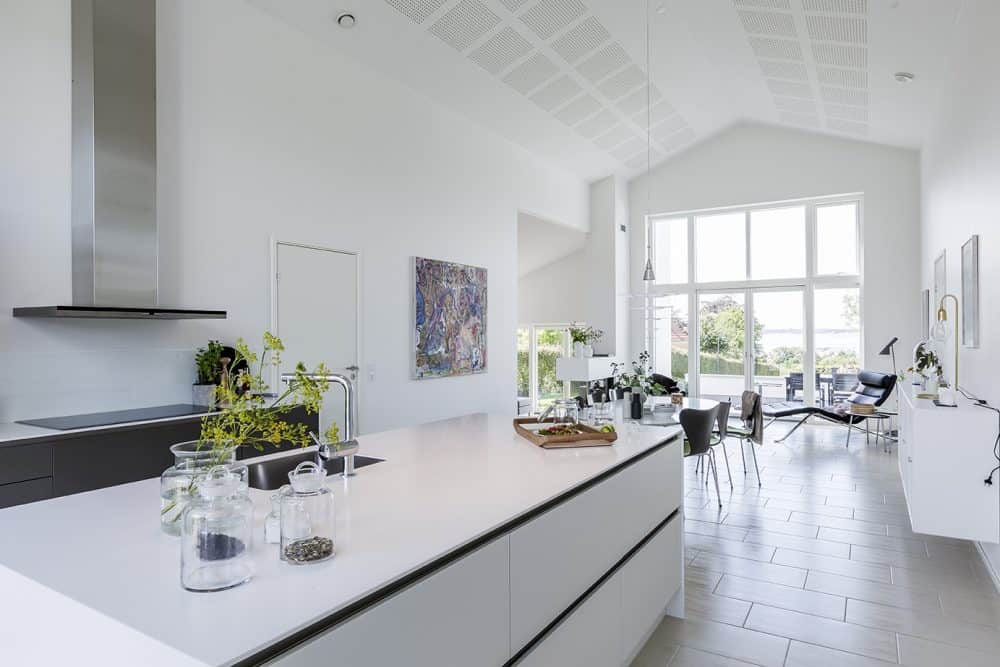 Forma hus fra Skanlux Byggefirma. Moderne sadeltag.