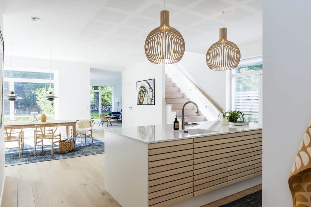 Skanlux Funkis 2-plan hus. Arkitekttegnet luksushus