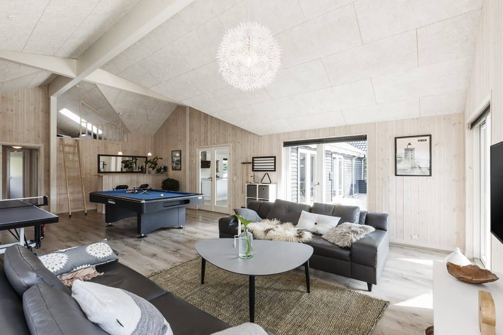 Aqua poolhus. Skanlux Byggefirma. Sommerhus med pool