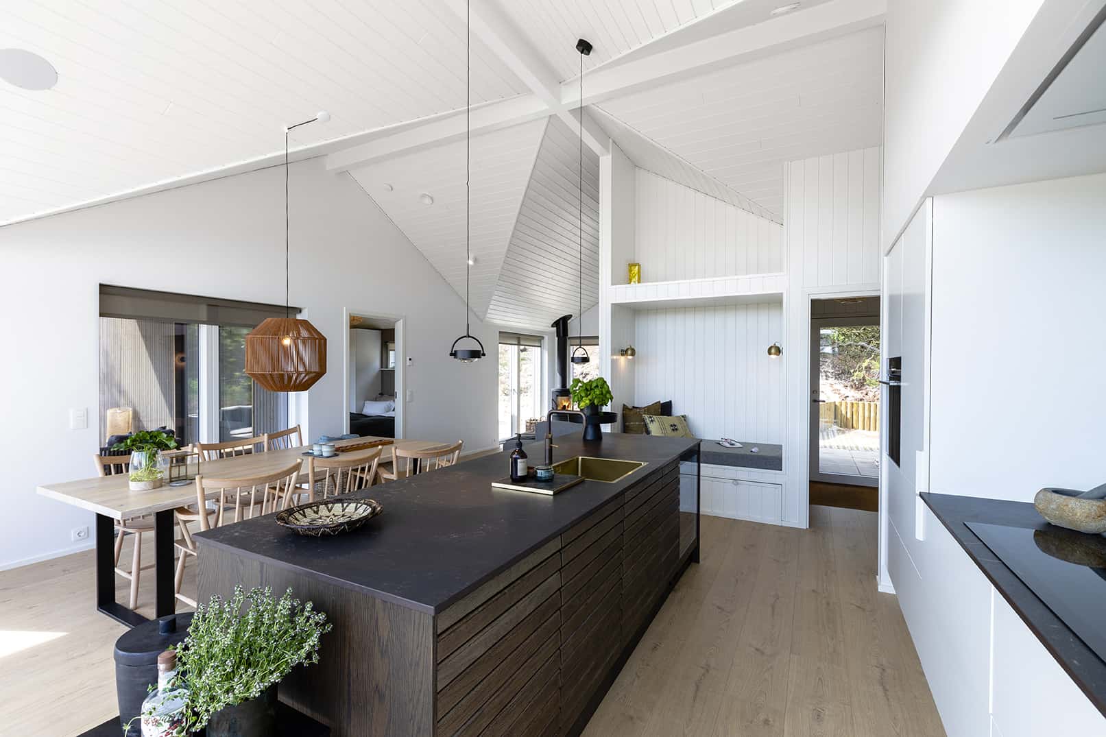 Alkove i sommerhuset. Skanlux byggefirma. Trend sommerhus.