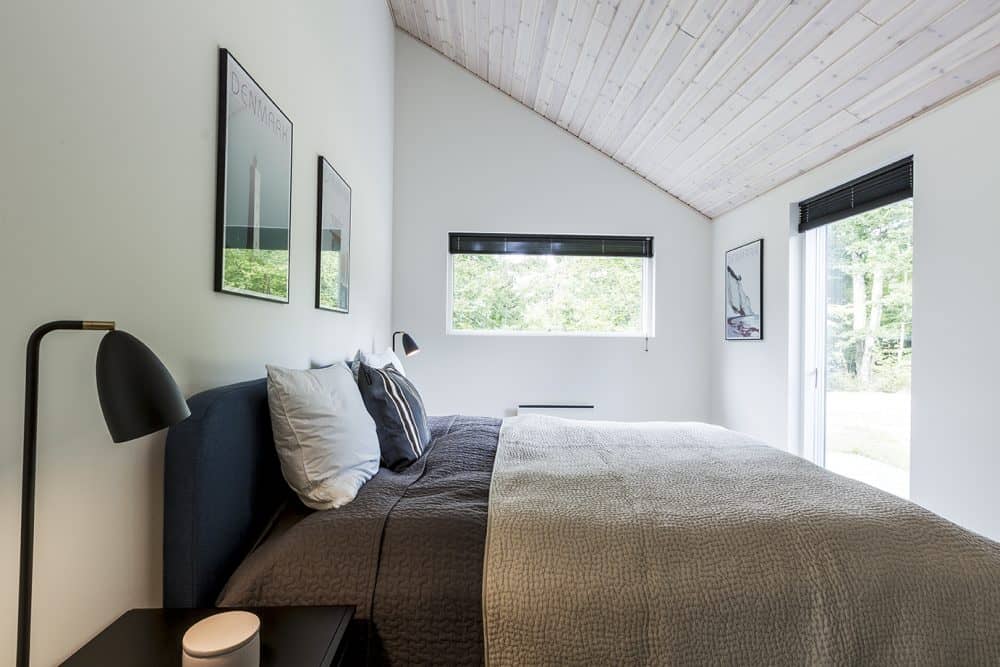 Skanlux Trend sommerhus fyldt. Arkitekttegnet sommerhus