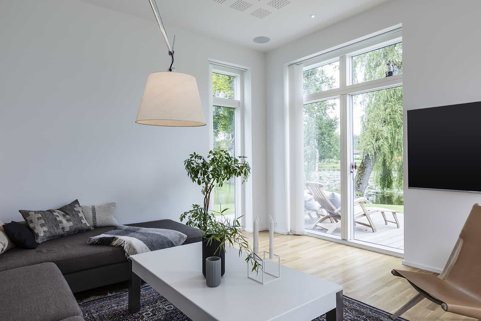 Skanlux Funkis hus. Arkitekttegnet luksushus