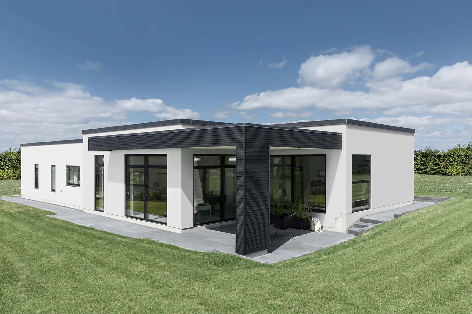 Skanlux Funkis hus. Arkitekttegnet luksushus