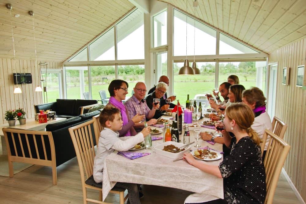 Skanlux Aqua sommerhus med pool og aktivitetsrum