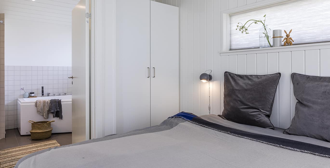 Skanlux Trend sommerhus soveværelse