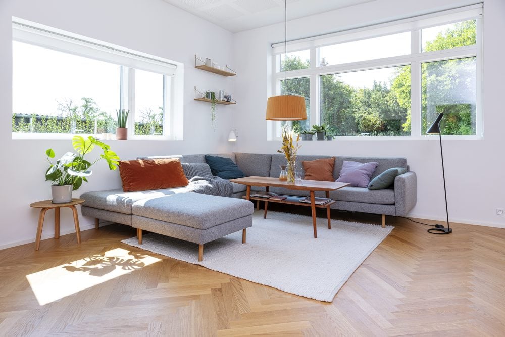 Skanlux Funkis 2-plan hus. Arkitekttegnet luksushus