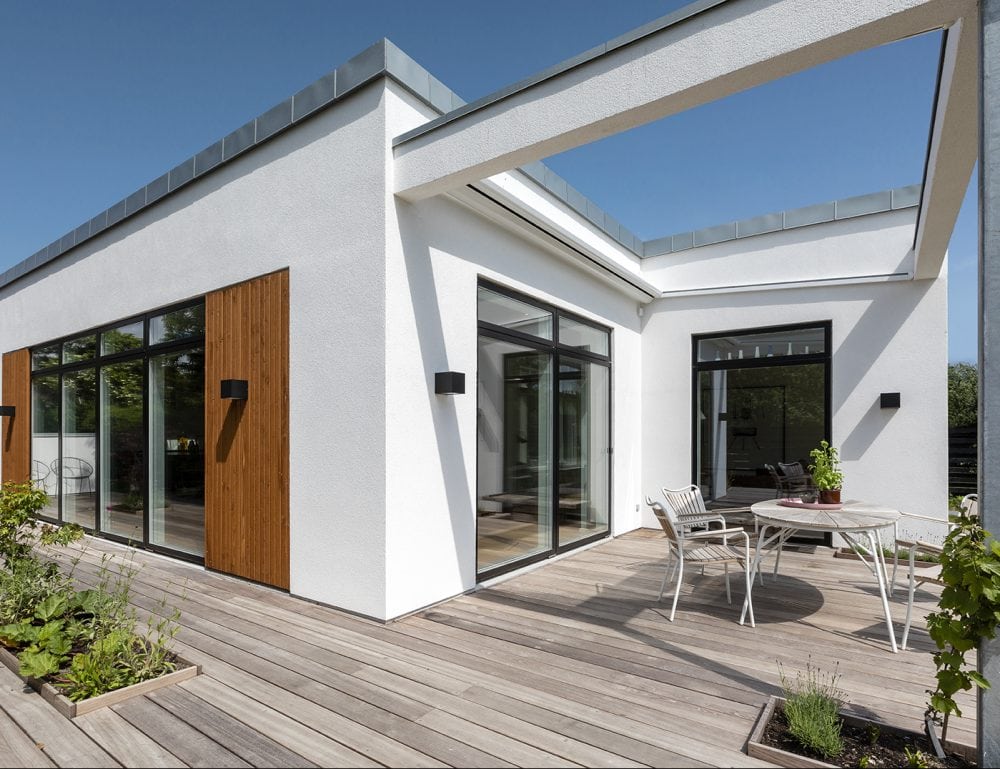 Skanlux Funkis hus. Arkitekttegnet luksushus