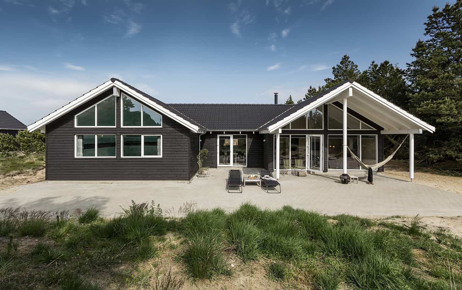 Luksus sommerhus set udefra