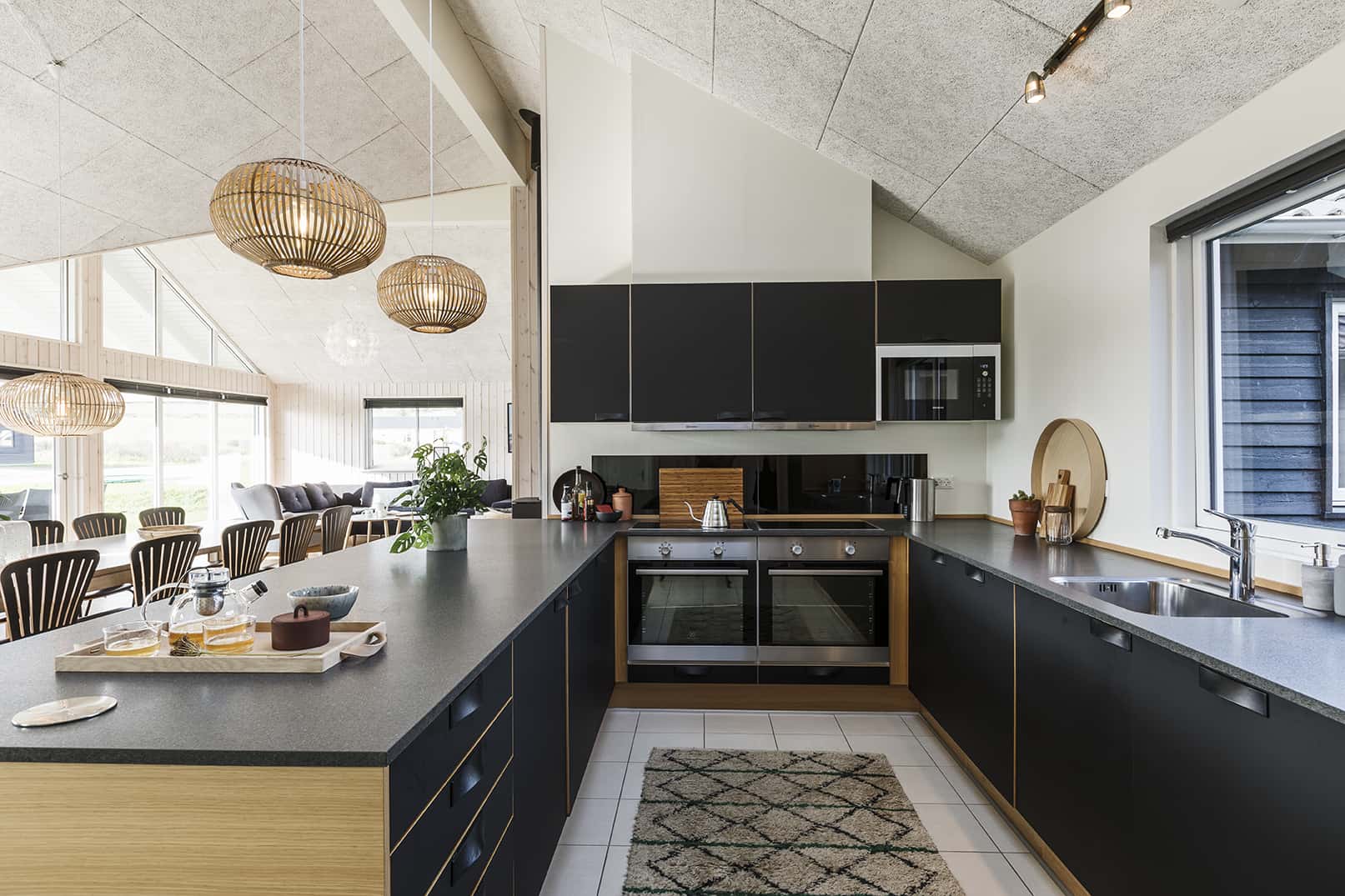 Skanlux luksussommerhus køkken