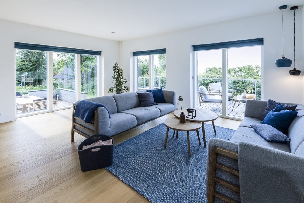 Skanlux Funkis hus. Arkitekttegnet luksushus