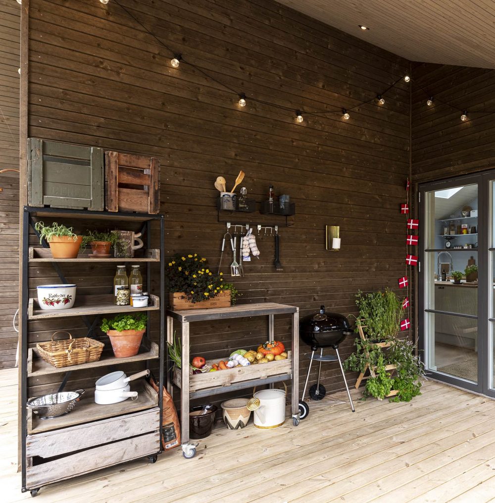 Sommerdrømme huse 2022. Skanlux sommerhus. Terrasse