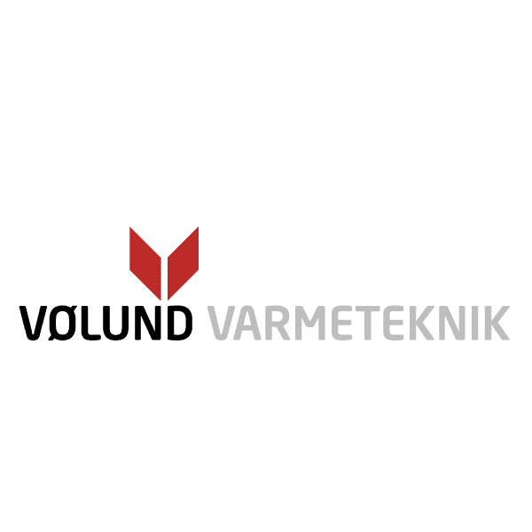 Logo med ikon af vølund varmeteknik