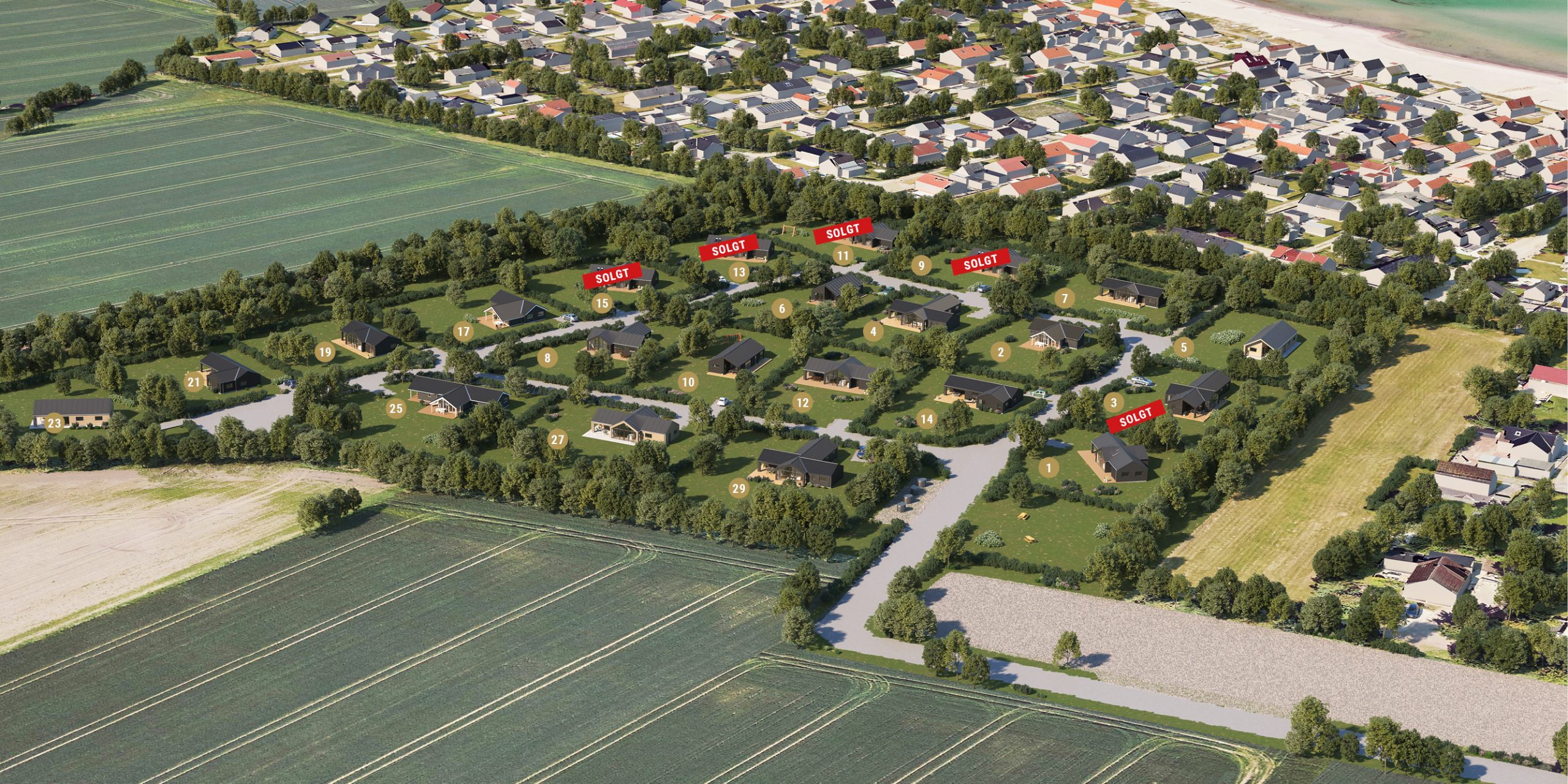 Skanlux grunde og sommerhuse til salg Hasmark Strand