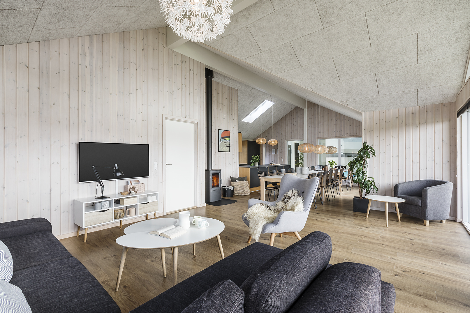 Sofahjørne i sommerhus