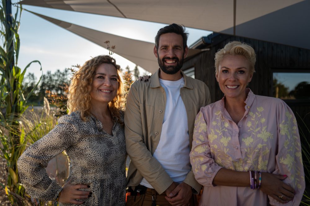 TV2 Sommerdrømme dommerne 2023 - Skanlux er hovedsponsor for programmet. KREDIT MIKAEL RIECK