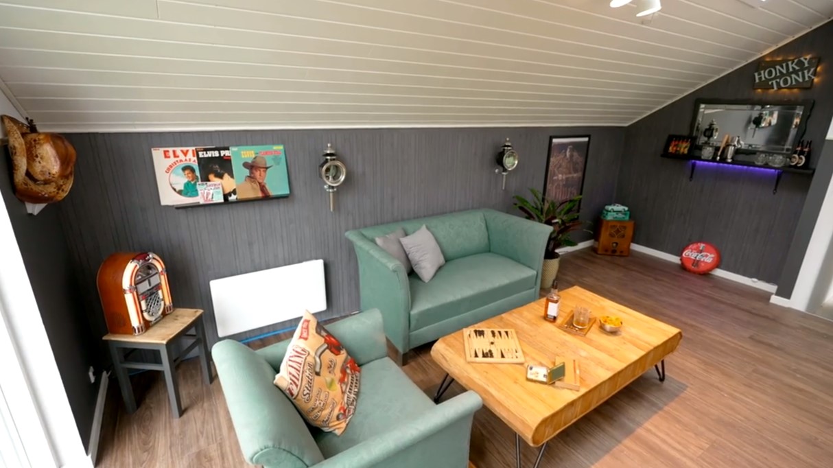 Sommerdrømme stue - Skanlux sommerhus