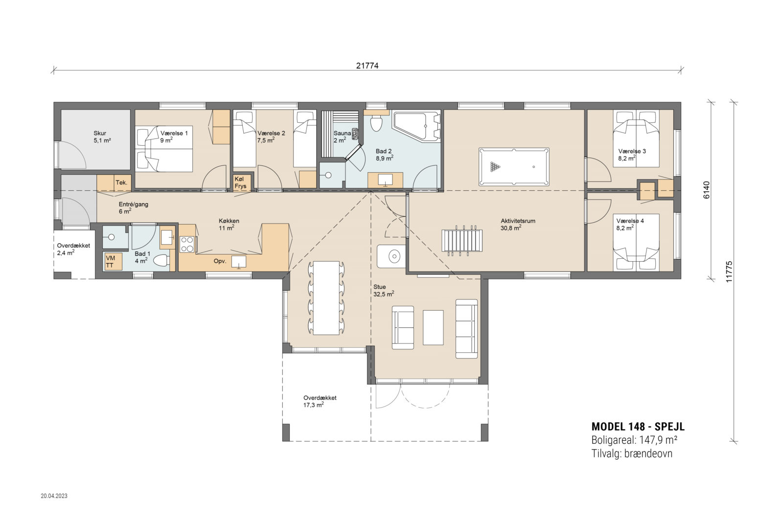 Skanlux planløsning