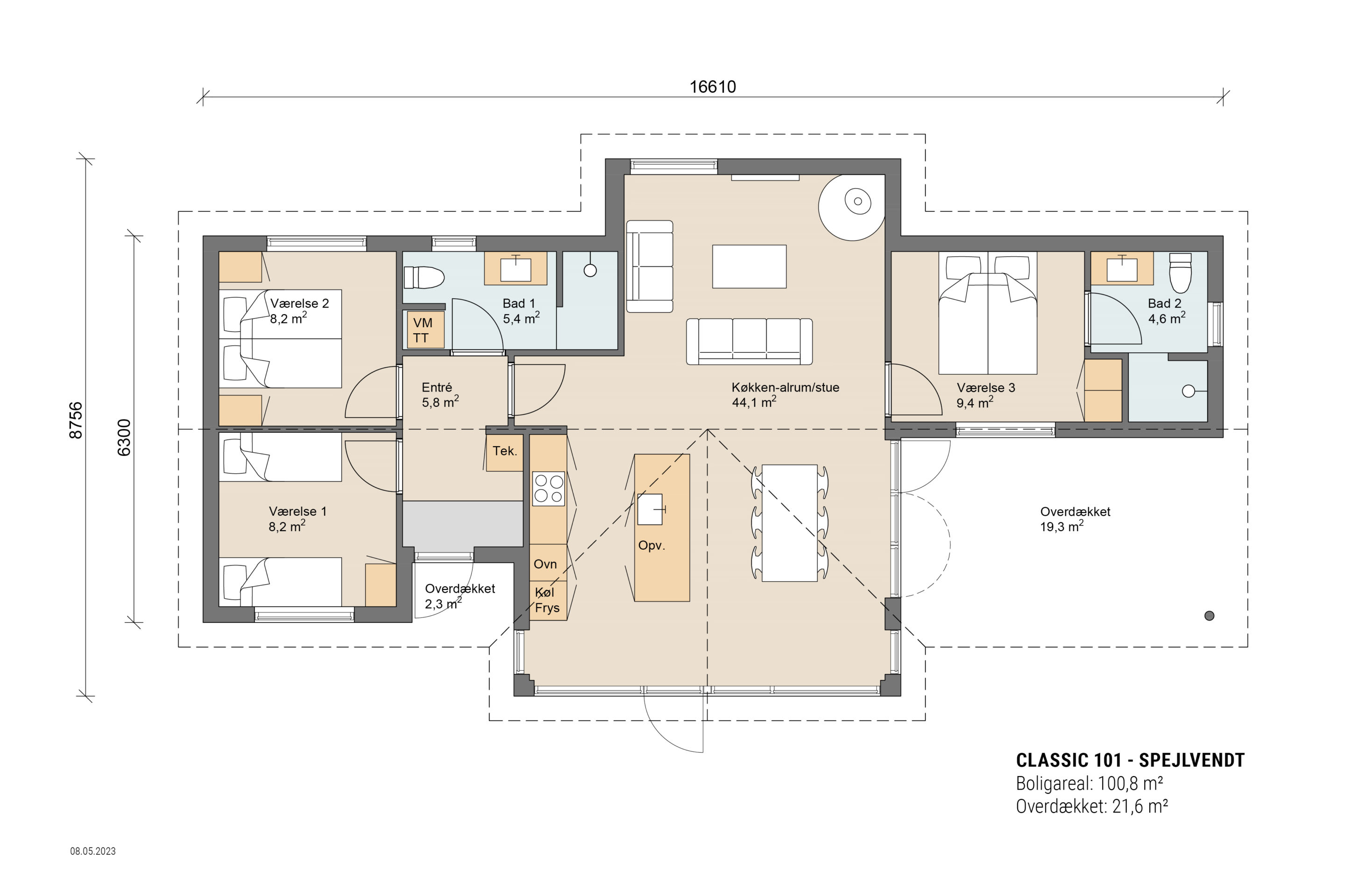 Skanlux plantegning - Classic sommerhus
