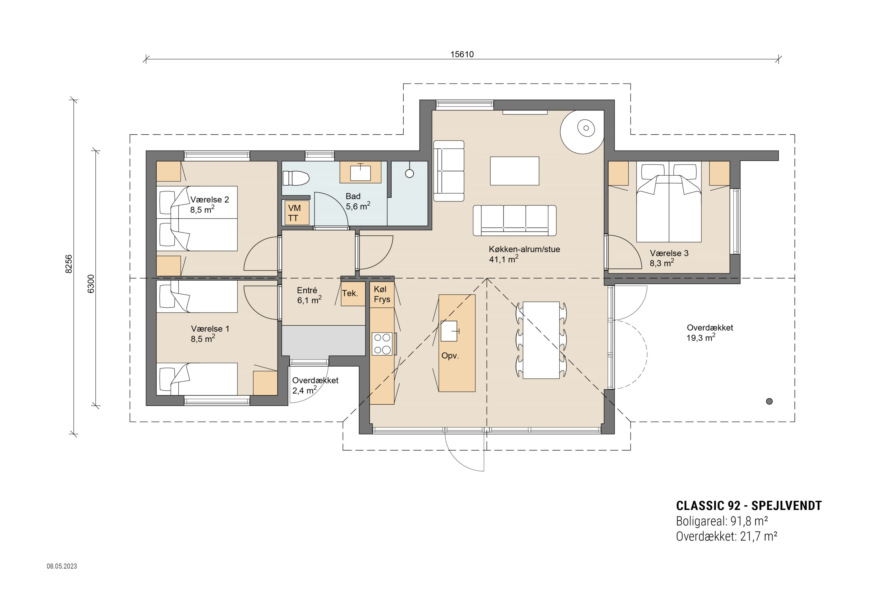 Skanlux plantegning - Classic sommerhus