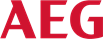 AEG logo med rød skrift uden baggrund