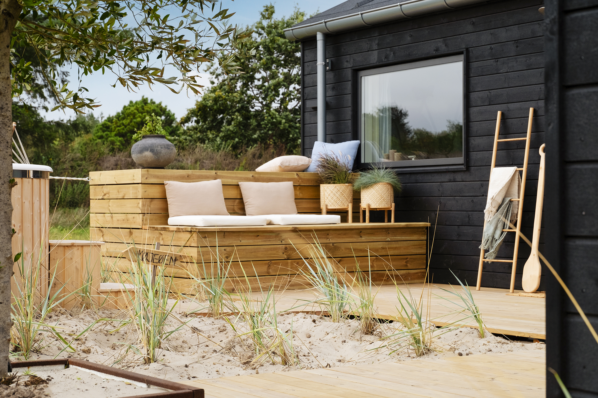 TV 2 Sommerdrømme 2024 terrasse med vildmarksbad