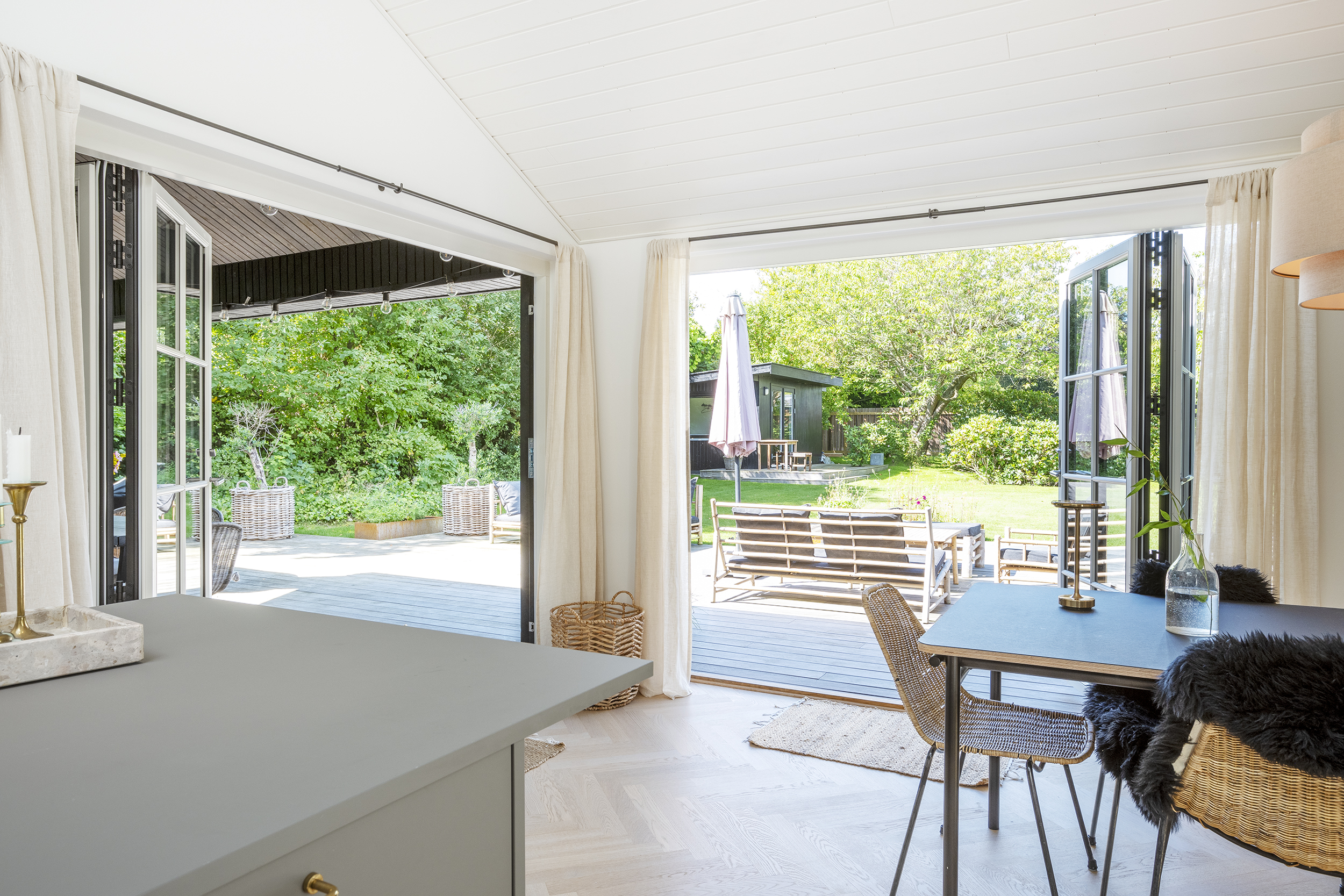 Skanlux Trend sommerhus med sprossede vinduer