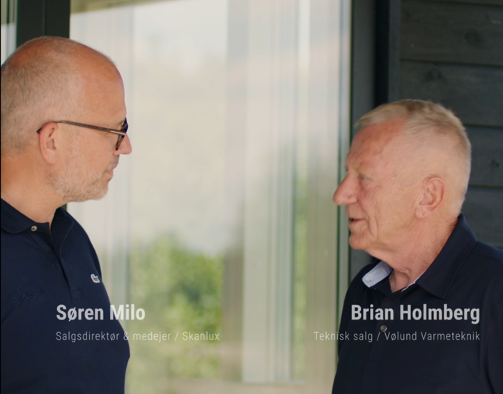 Søren Milo og Brian Holmberg i dialog