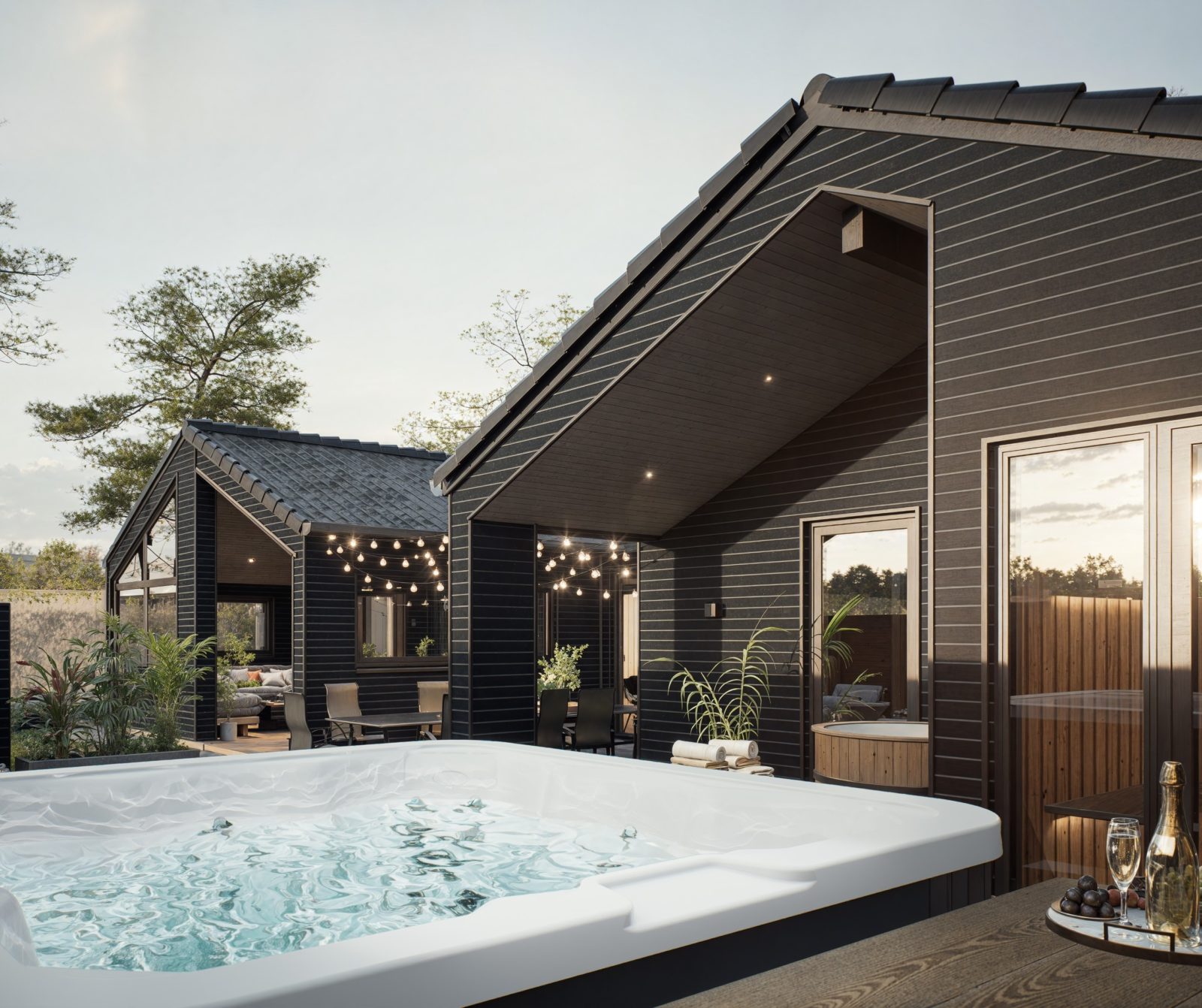 Skanlux wellnesssommerhus - facade