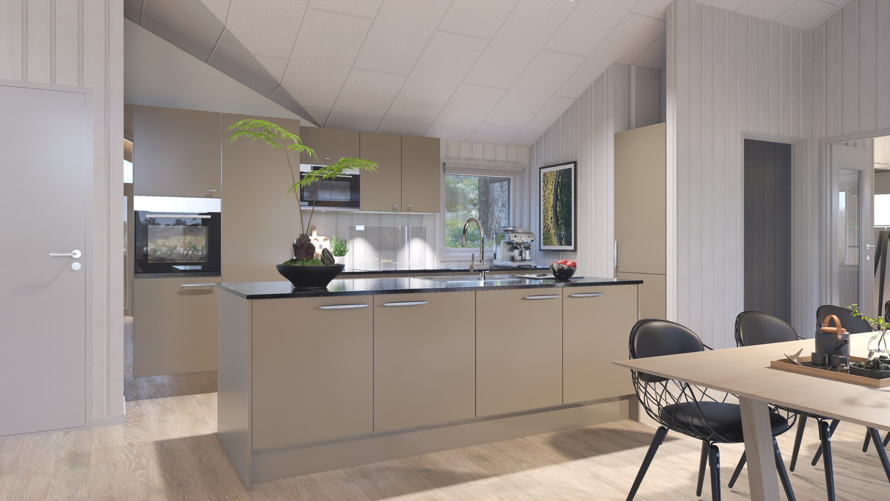 Skanlux wellnesssommerhus køkken